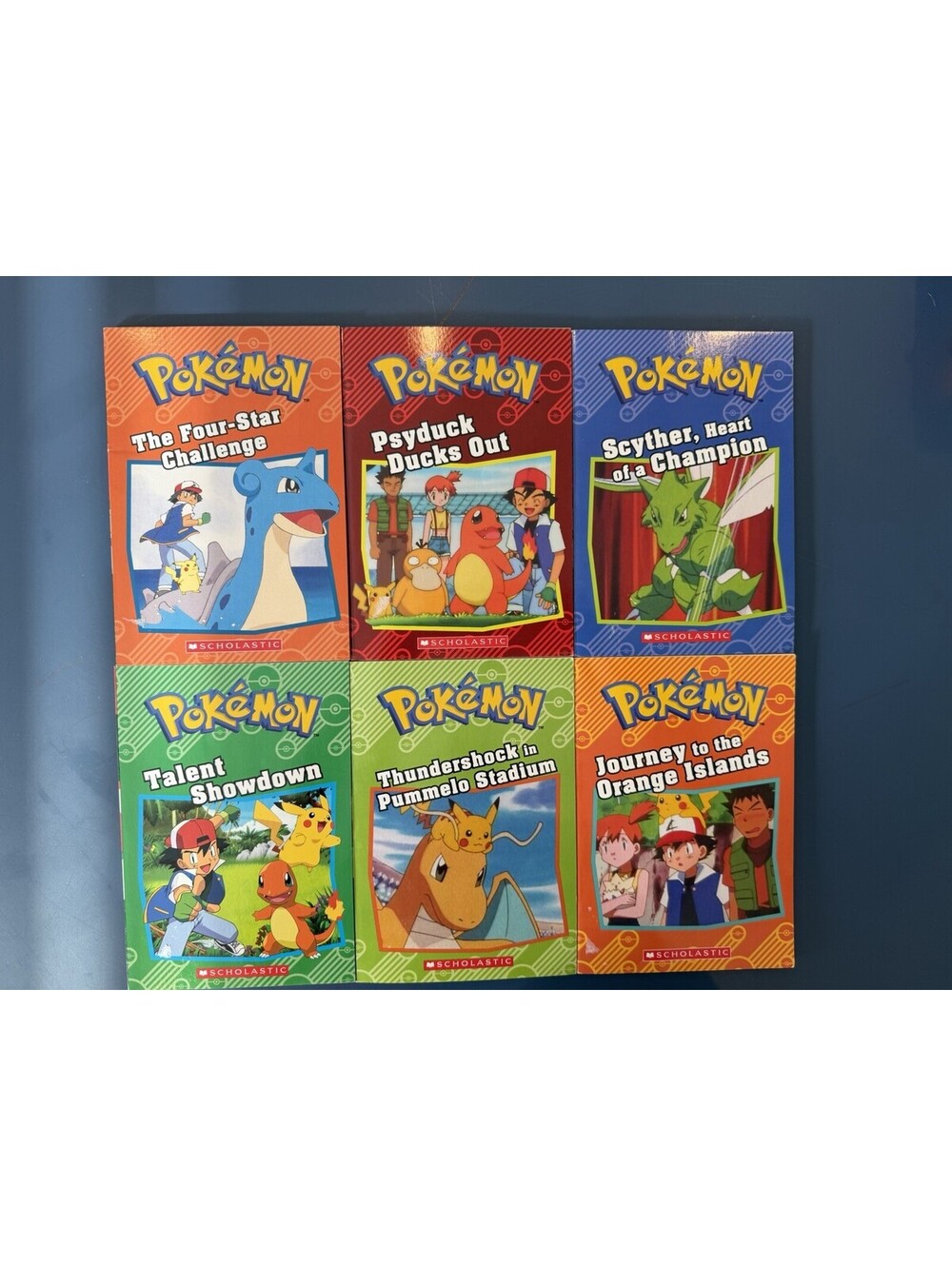 SET OF 6 Scholastic Pokémon Paperback Chapter Books 2017